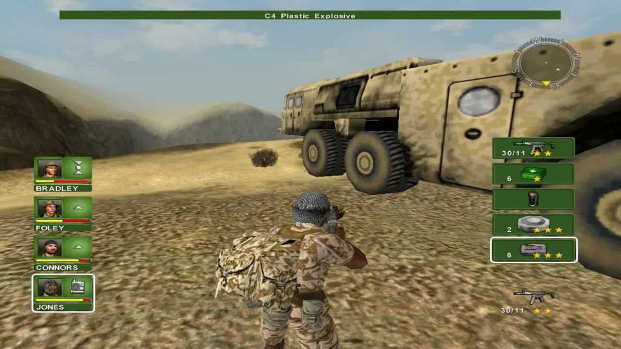 شرح لعبة عاصفة الصحراء 1 Desert Storm