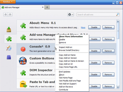 firefox addons