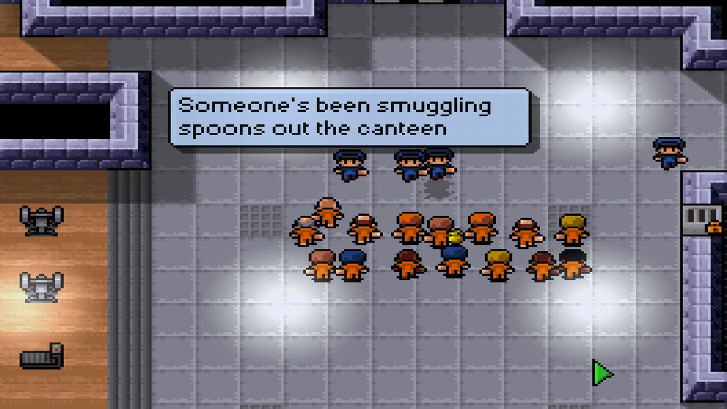 الالوان المميزة في لعبة The Escapists