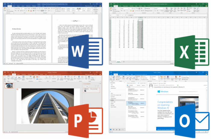 دعم الخدمات الإلكترونية في برنامج اوفيس 2019 Microsoft Office