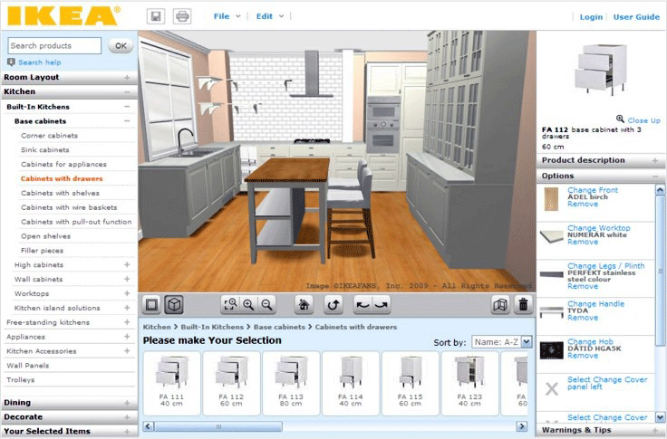 الابداع في تصميمات المطابخ برنامج kitchen maker للكمبيوتر