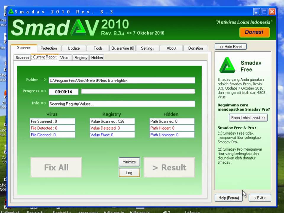 خفة وزن برنامج free shortcut virus remover