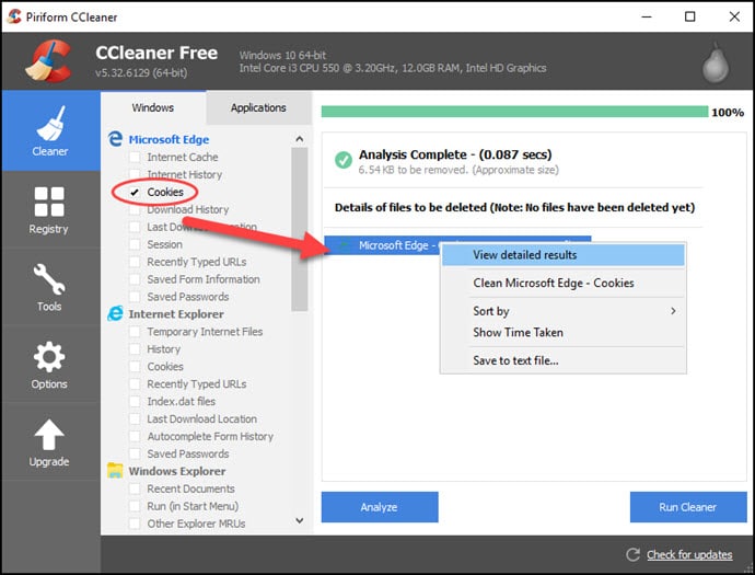 مجانية برنامج سي كلينر CCleaner للكمبيوتر